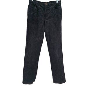 Tribal Extensible Stretch Black Corduroy Cotton Stretch Pants Size 6